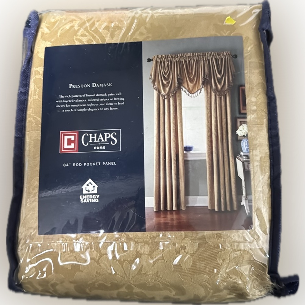 Gold Chaps 84” rod pocket panel